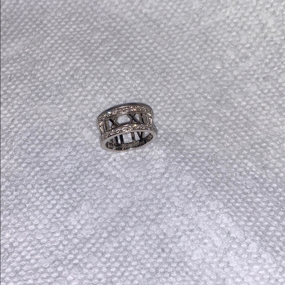 Tiffany & co  18k white gold ring 5.5 - Picture 5 of 8